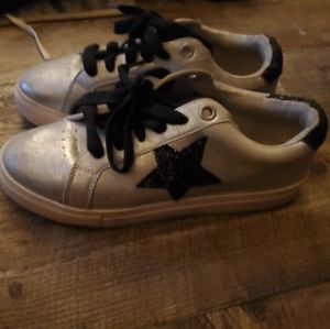 Kids sequin slip on shoes